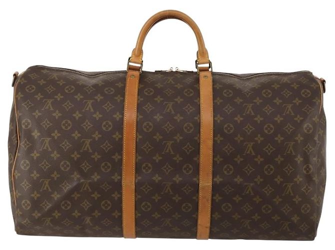Louis Vuitton Keepall Bandoulière Monogram 60 Marrone - vista 2