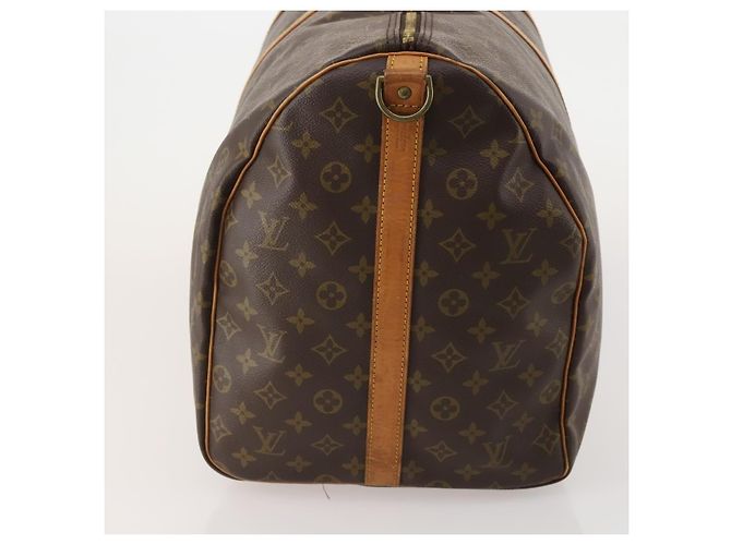 Louis Vuitton Keepall Bandoulière Monogram 60 Marrone - vista 4