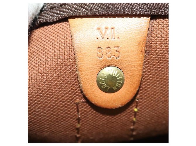 Louis Vuitton Keepall Bandoulière Monogram 60 Marrone - vista 7