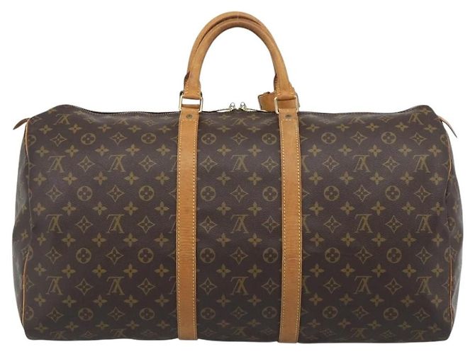 Louis Vuitton Keepall Monogram 55 Marrone - vista 2