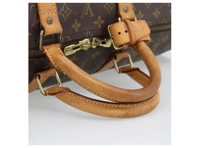 Louis Vuitton Keepall Monogram 55 Marrone - vista 7