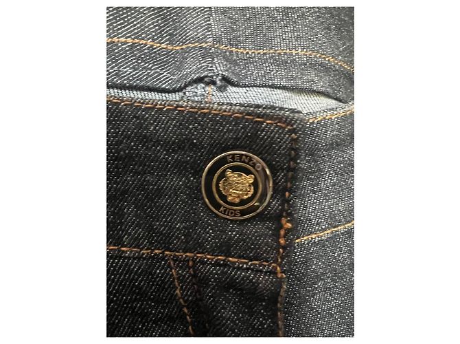 Kenzo Kids Jeans mit gesticktem Auge Dunkelblau - Ansicht 6