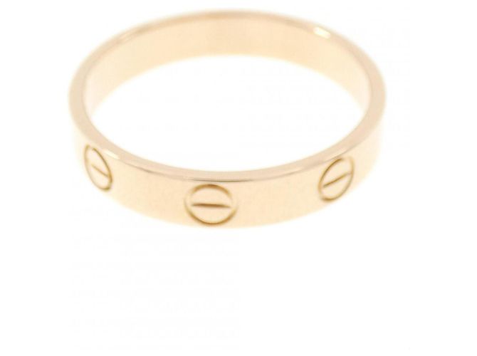Anello Mini Love Cartier in oro rosa 18K - vista 2