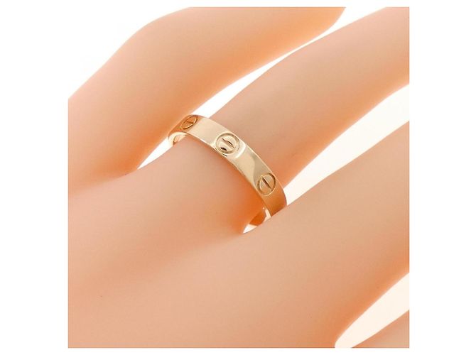 Anello Mini Love Cartier in oro rosa 18K - vista 4