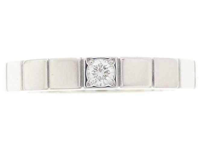 Anello Cartier Lanieres 1P in oro bianco - vista 3