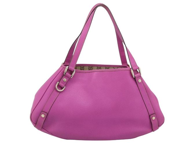 Gucci Abbey Leather Medium Rosa - vista 2