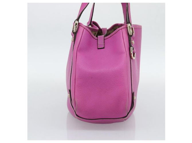 Gucci Abbey Leather Medium Rosa - vista 3