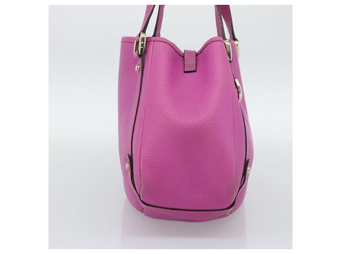 Gucci Abbey Leather Medium Rosa - vista 4