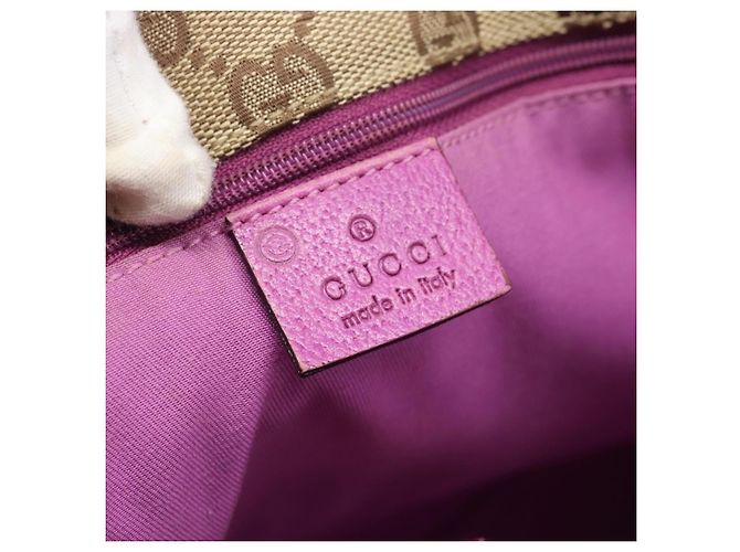 Gucci Abbey Leather Medium Rosa - vista 6