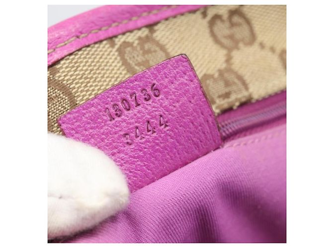 Gucci Abbey Leather Medium Rosa - vista 7
