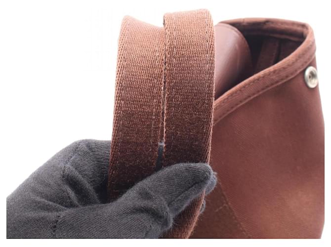 Hermès Borsa Hermes Valparaiso PM Marrone - vista 5