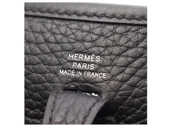 Hermès Borsa a tracolla Hermes Evelyne Amazon TPM Nero - vista 4