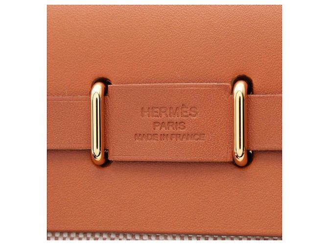 Hermès Borsa a tracolla Hermes Herbag Zip Mini Marrone Crudo - vista 4