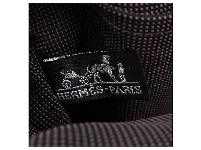 Hermès Zaino Hermes Herline Ad MM Marrone - vista 4
