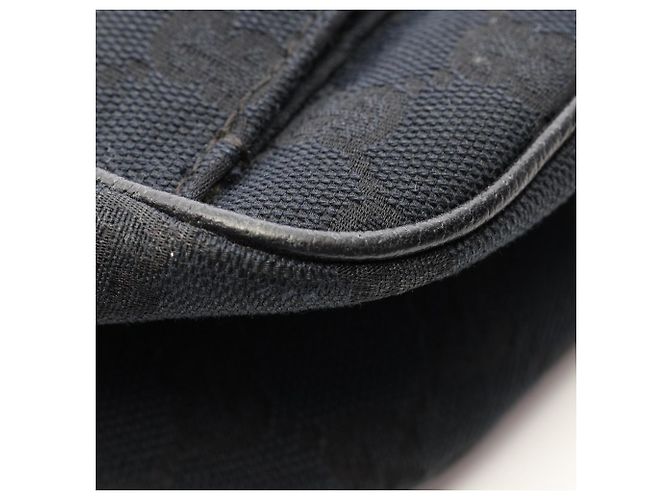 Borsa a tracolla Gucci GG Canvas Nero - vista 7