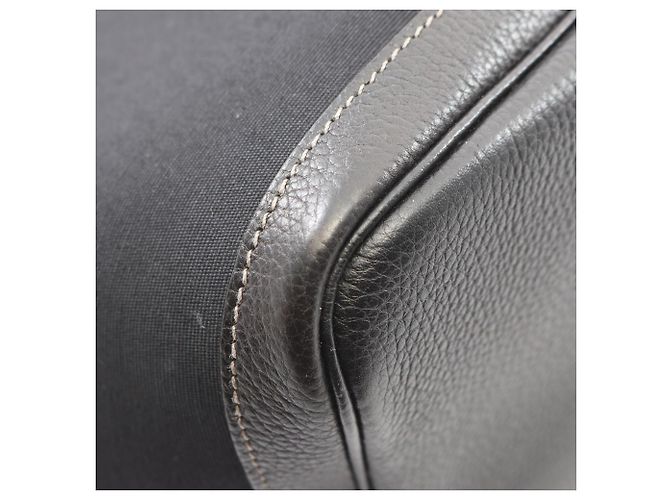 Hermès Borsa Tote Hermes Garden Party PM Nero - vista 6