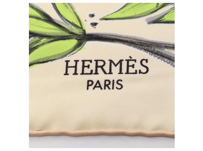 Hermès Hermes Carre 90 Seidentuch Chantilly Mehrfarben Roh - Ansicht 8