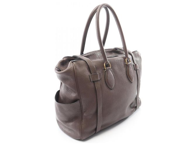 Hermès Borsa Hermes Pure Sangle 35 Marrone - vista 2