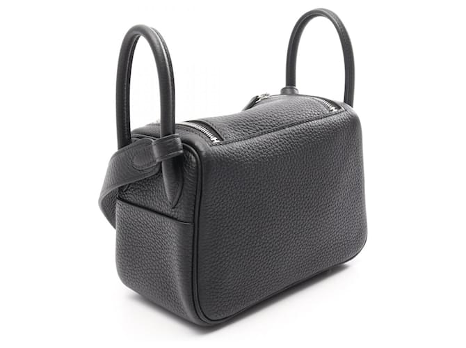 Hermès Borsa a tracolla Hermes Lindy Mini Nero - vista 2