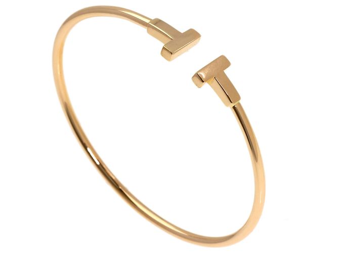 Bracciale T Wire Tiffany & Co. in oro rosa 18K - vista 2