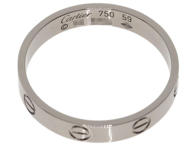 Cartier Mini Love Ring in 18K Weißgold - Ansicht 4