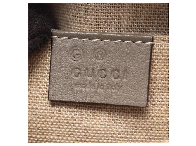Borsa a mano Gucci Microguccissima in pelle grigia Marrone - vista 4
