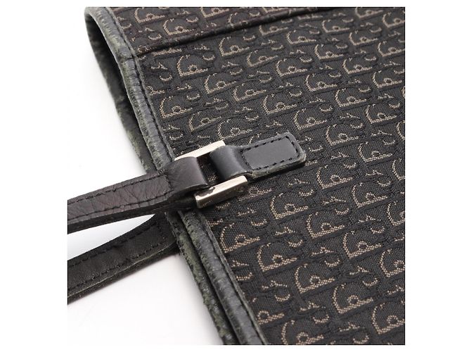 Borsa Tote Christian Dior Trotter Nero - vista 11