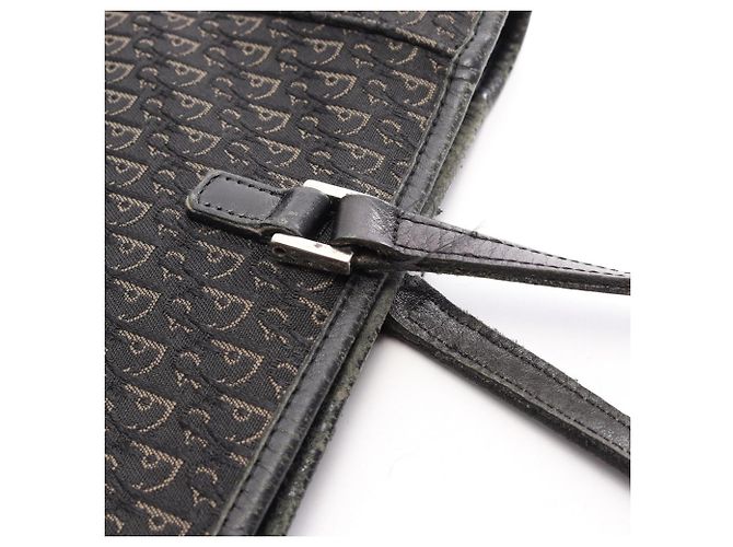 Borsa Tote Christian Dior Trotter Nero - vista 12