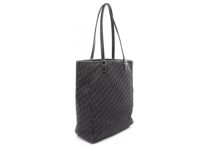 Borsa Tote Christian Dior Trotter Nero - vista 2