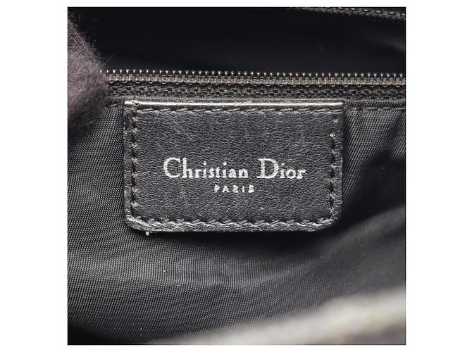 Borsa Tote Christian Dior Trotter Nero - vista 4