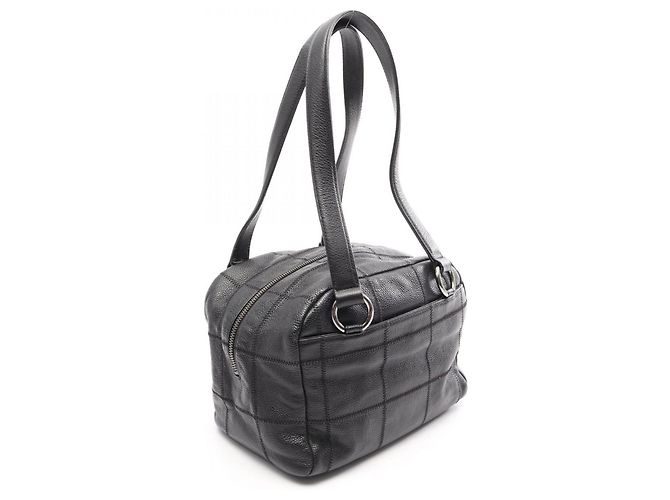 Borsa Tote Chanel Chocolate Bar Nero - vista 2