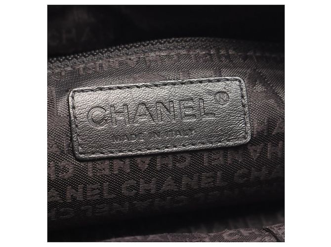 Borsa Tote Chanel Chocolate Bar Nero - vista 4