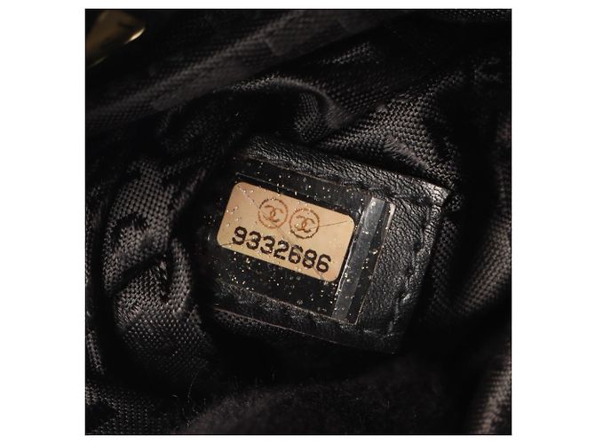 Borsa Tote Chanel Chocolate Bar Nero - vista 5