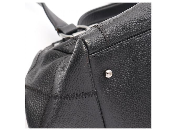 Borsa Tote Chanel Chocolate Bar Nero - vista 7