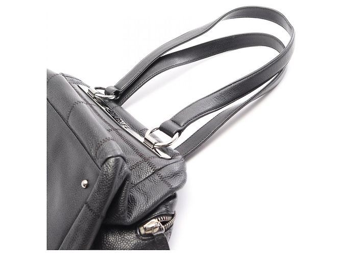 Borsa Tote Chanel Chocolate Bar Nero - vista 9