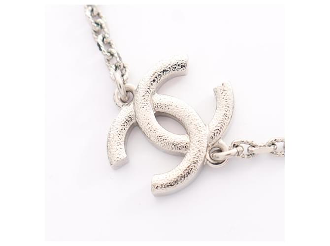 Bracciale con ciondolo Chanel Coco Mark Nero Argento - vista 3