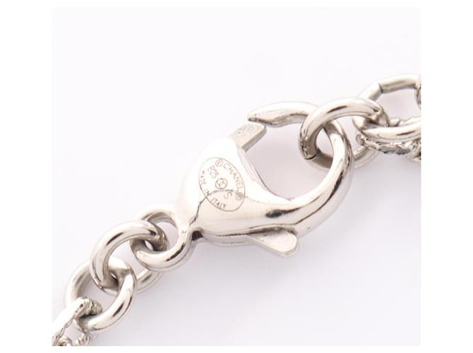 Bracciale con ciondolo Chanel Coco Mark Nero Argento - vista 4