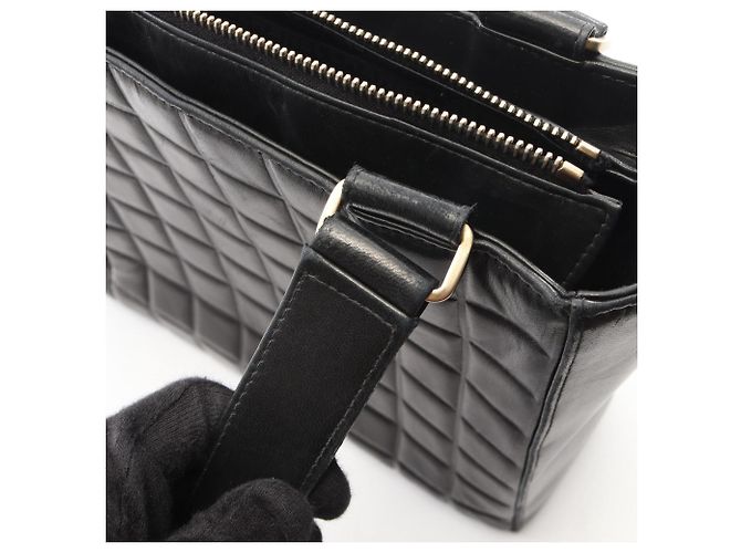 Chanel Chocolate Bar Tote Bag Black - view 11