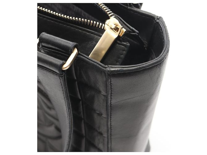 Chanel Chocolate Bar Tote Bag Black - view 6