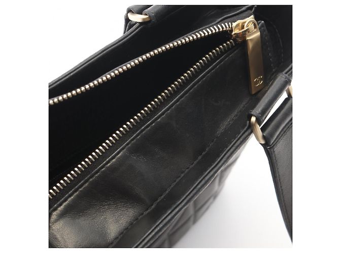 Chanel Chocolate Bar Tote Bag Black - view 7