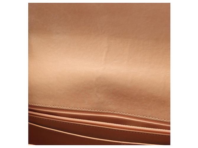 Borsa a tracolla Chanel Large Matelassé in pelle d'agnello rosa - vista 7