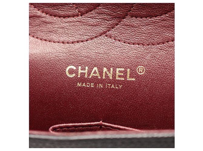 Borsa a tracolla Chanel Large Matelassé 30 Classic Double Flap Nero - vista 4