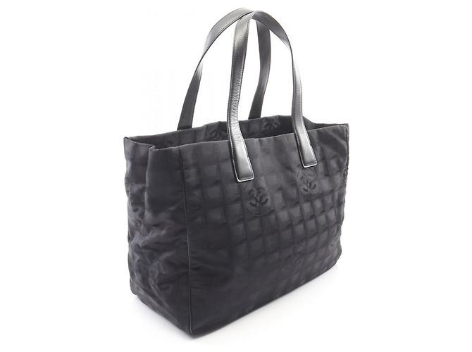 Borsa Tote Chanel New Travel Line MM Nero - vista 2