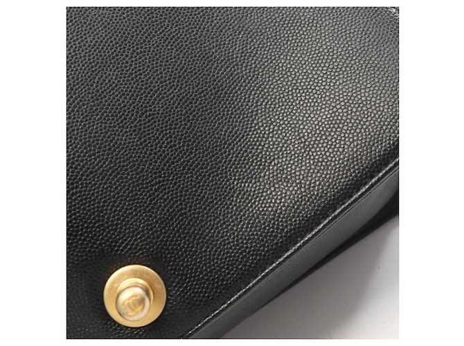Borsa a tracolla Chanel Boy Chevron V-Stitch Nero - vista 10