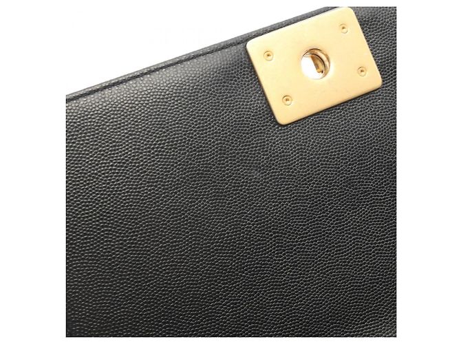 Borsa a tracolla Chanel Boy Chevron V-Stitch Nero - vista 6