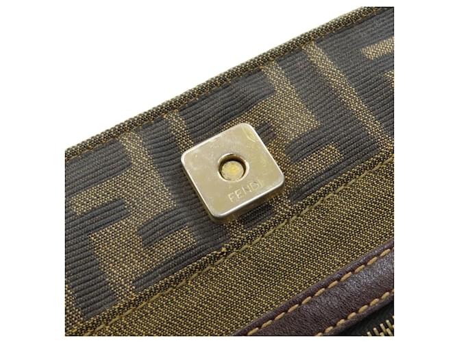 Fendi Zucca Pattern Handtasche Braun - Ansicht 11