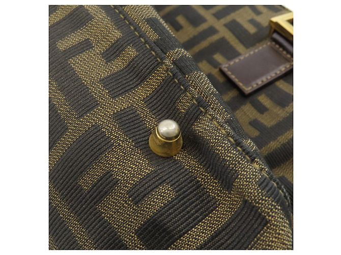 Fendi Zucca Pattern Handtasche Braun - Ansicht 12