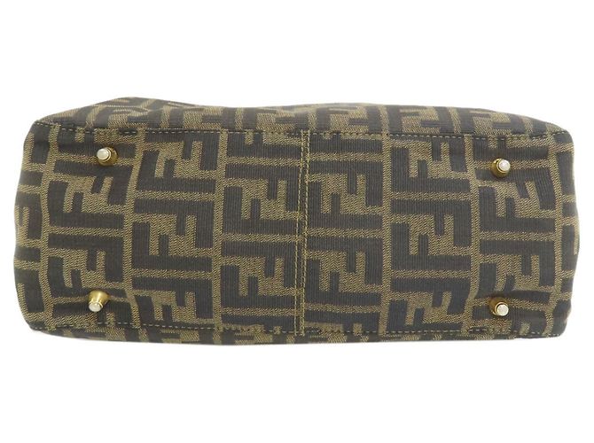Fendi Zucca Pattern Handtasche Braun - Ansicht 4
