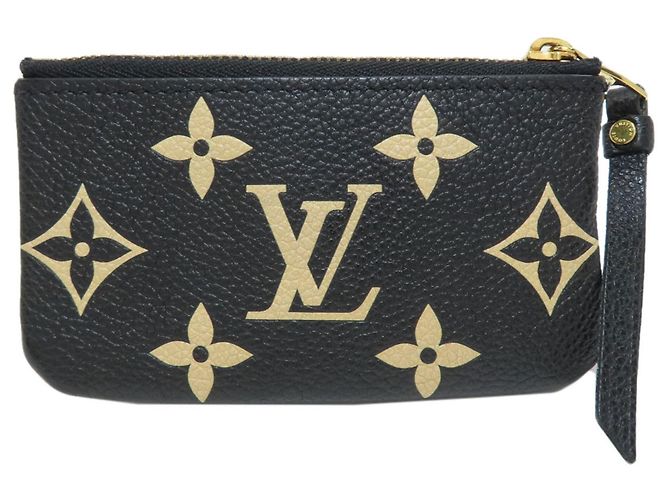 Monedero Louis Vuitton Empreinte Negro Beige - vista 2