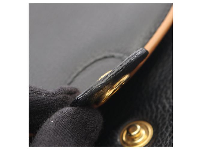 Céline Borsa a tracolla Celine in pelle nera Nero - vista 8